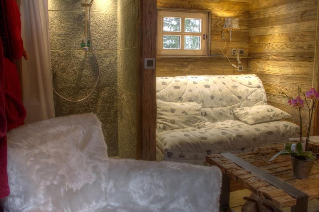 שאמוני Hotel Les Chalets De Philippe Avec Jacuzzis Privatifs מראה חיצוני תמונה