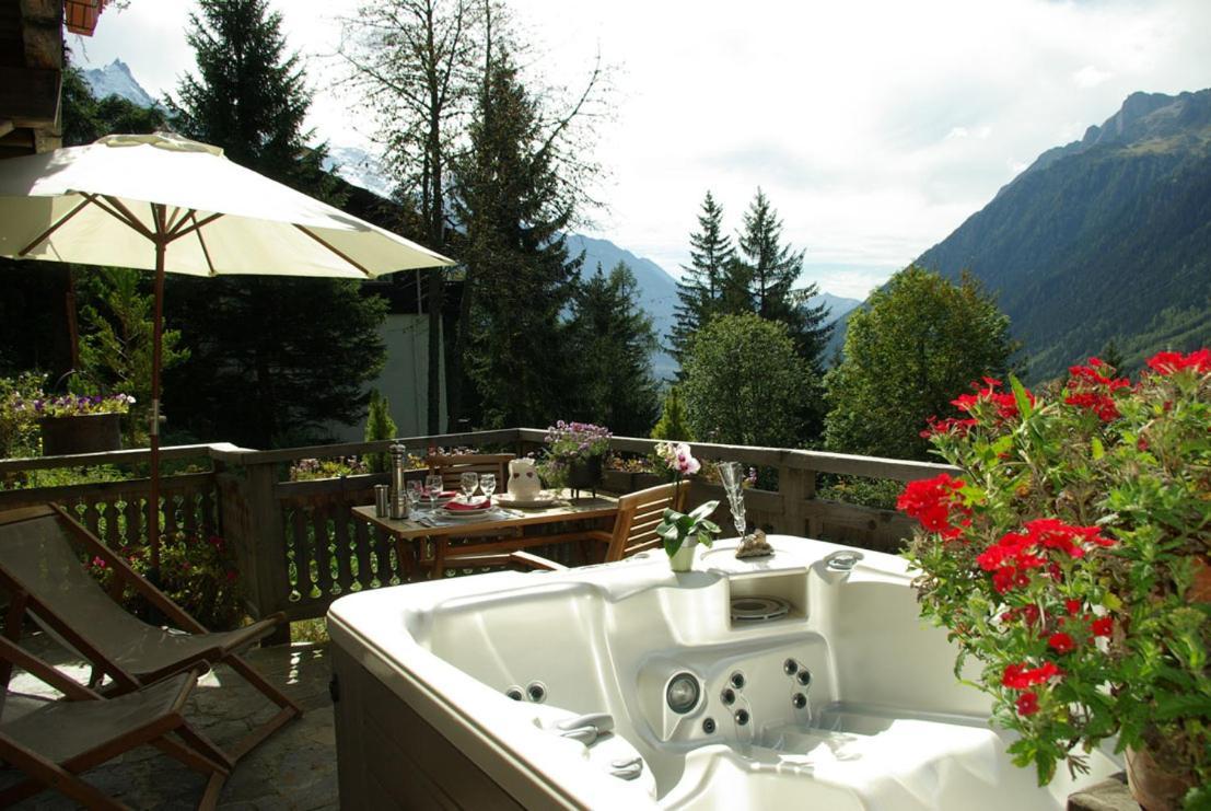 שאמוני Hotel Les Chalets De Philippe Avec Jacuzzis Privatifs מראה חיצוני תמונה